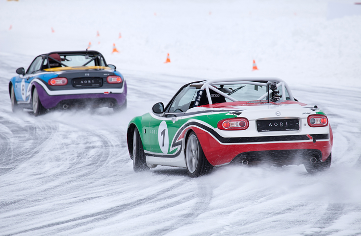 Фото Mazda MX-5 Ice Race 2014 Aori дрифт