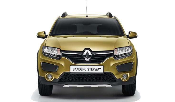 Фото нового Renault Sandero Stepway 2014 вид спереди