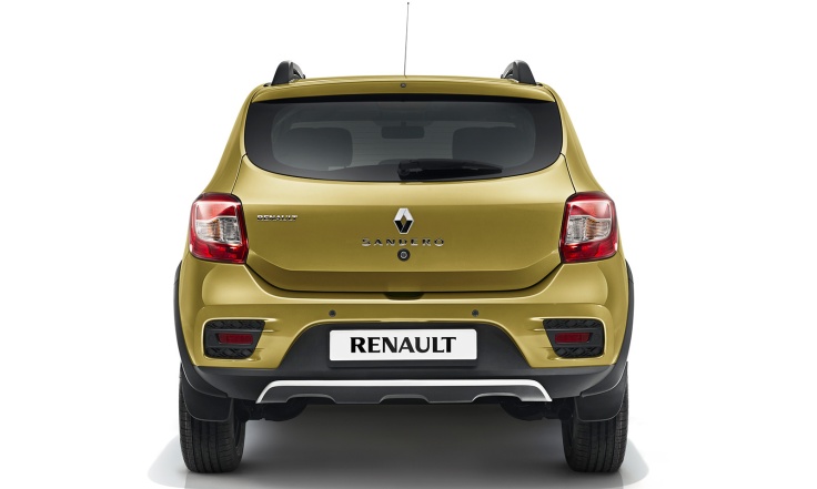 Фото нового Renault Sandero Stepway 2014 вид сзади