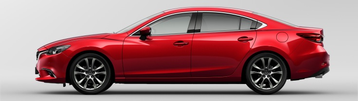 Фото новой Mazda 6 2014-2015 вид сбоку
