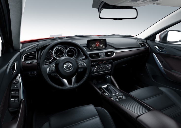 Фото салона новой Mazda 6 2014-2015