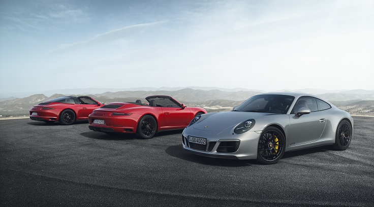 Новый Porsche 911 GTS 2017-2018 - фото, цена и технические характеристики