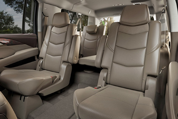 Фото задние сиденья Cadillac Escalade 2014