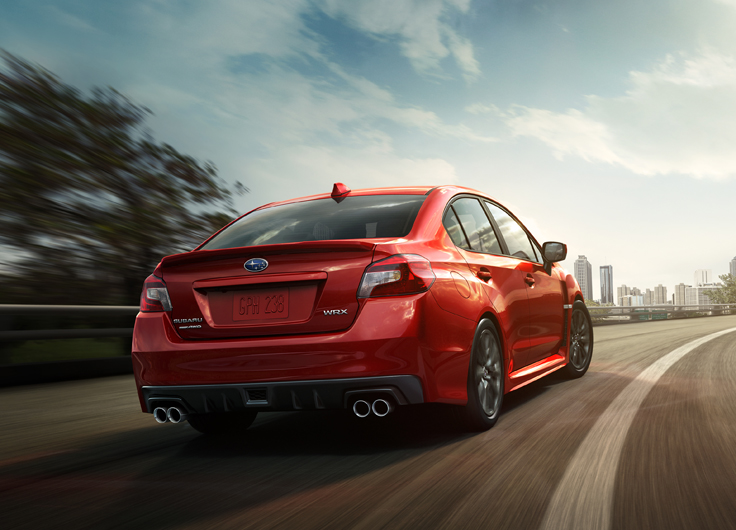 Фото новый Subaru WRX 2014 сзади