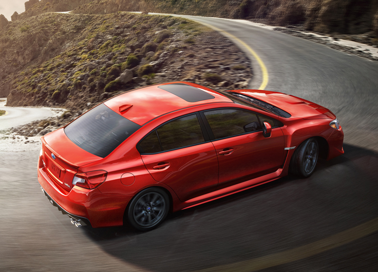 Фото новый Subaru WRX 2014 сбоку