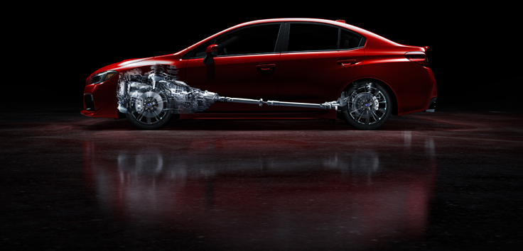 Фото новый Subaru WRX 2014 сбоку
