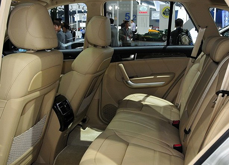 Фото новый Great Wall Haval H8 2014 задний ряд сидений