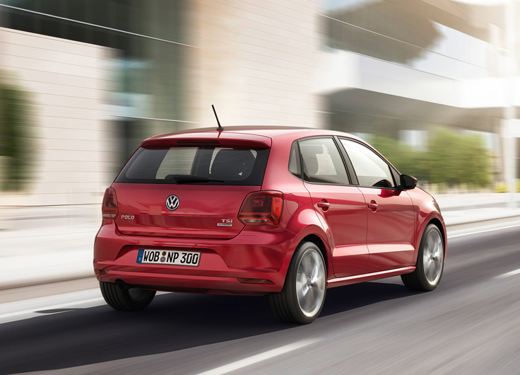 Фото нового VW Polo 2014 вид сзади