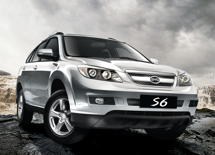Фото нового BYD S6 2014 вид спереди