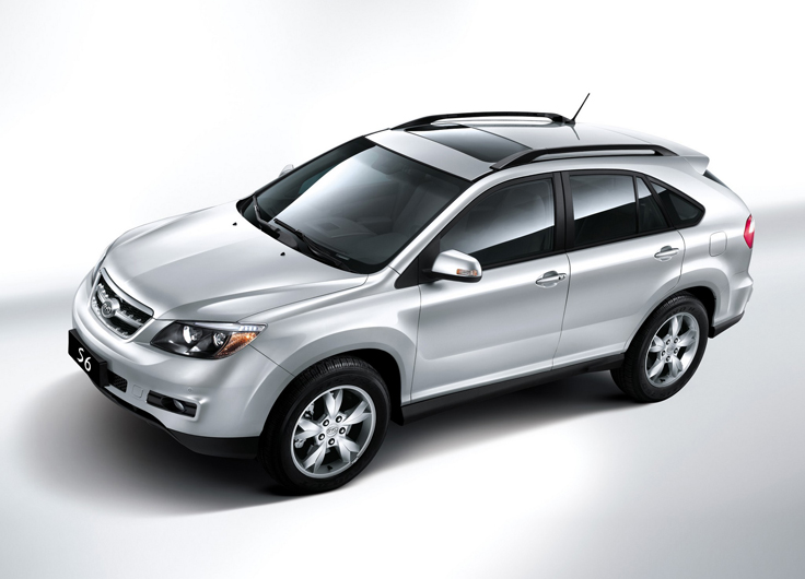 Фото новый BYD S6 2014 вид сверху