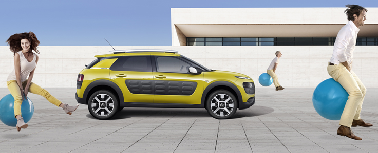 Фото нового Citroen C4 Cactus 2014 вид сбоку