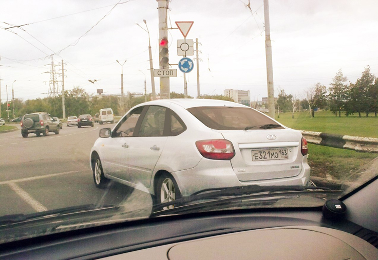 Фото нового хэтчбека LADA Granta 2014 вид сзади