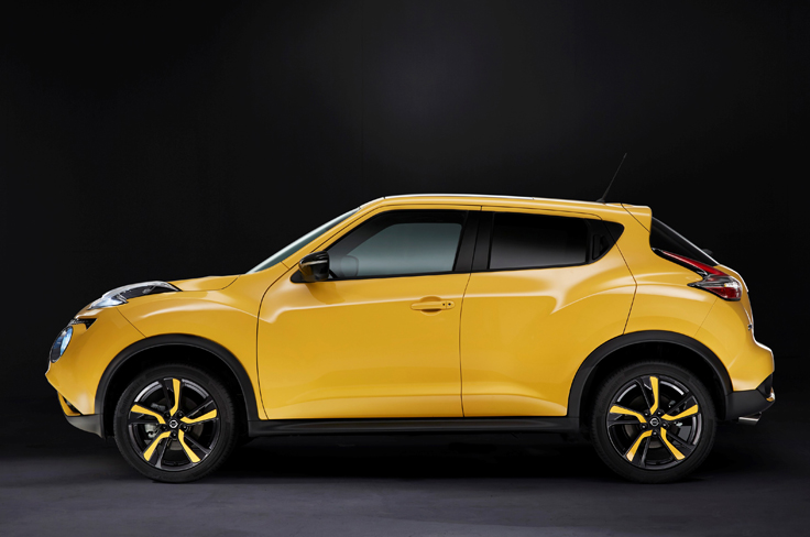 Фото нового Nissan Juke 2014 вид сбоку