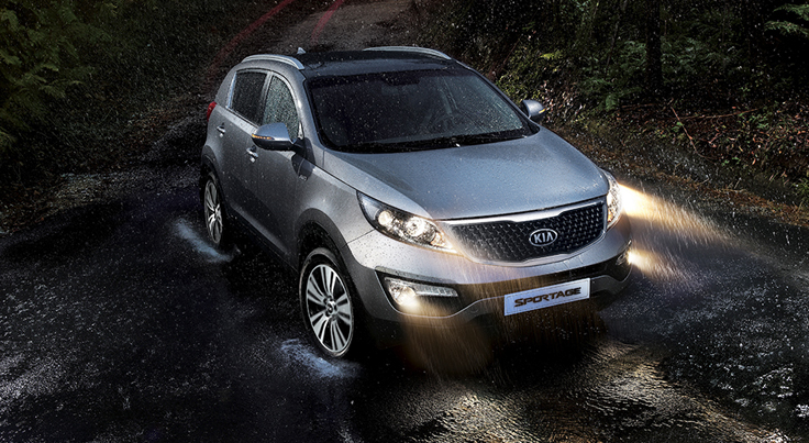 Фото нового KIA Sportage 2014 вид спереди