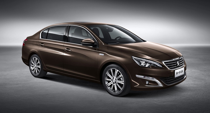 Фото новый Peugeot 408 2014-2015 вид спереди