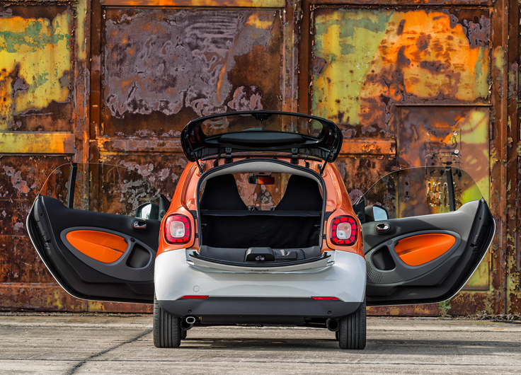 Фото нового smart fortwo 2014-2015 вид сзади