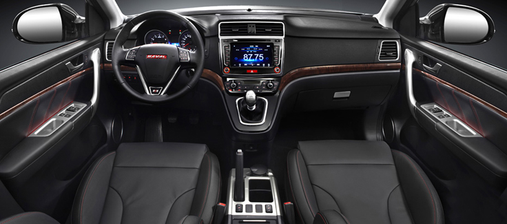 Фото салона нового Haval H6 Sport 2014