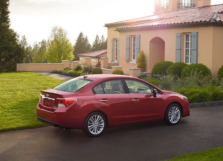 Фото новый Subaru Impreza 2014-2015 сзади
