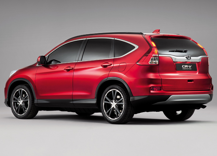 Фото нового Honda CR-V 2014-2015 вид сзади