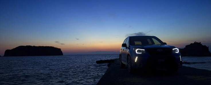 Фото нового Subaru Forester STi 2014-2015 вид спереди