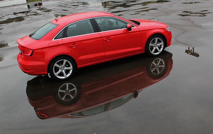 Фото Audi A3 sedan сбоку 2014