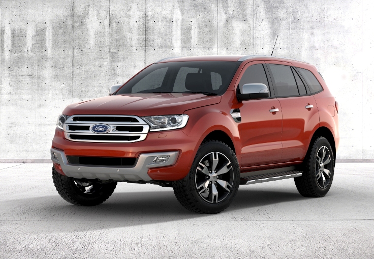 Фото новый Ford Everest 2014-2015 вид спереди