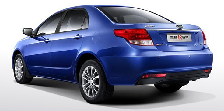 Фото новый Geely GC7 2014-2015 сзади