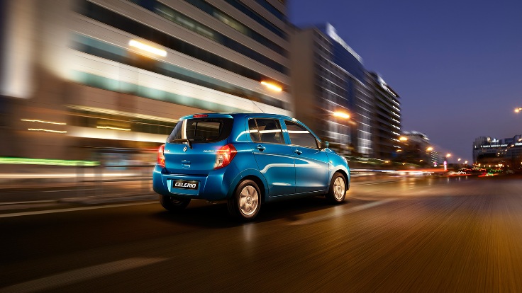 Фото нового Suzuki Celerio 2014-2015 вид сзади