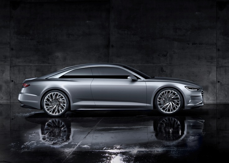 Фото новый концепт Audi Prologue (Audi A9) 2014-2015 сбоку