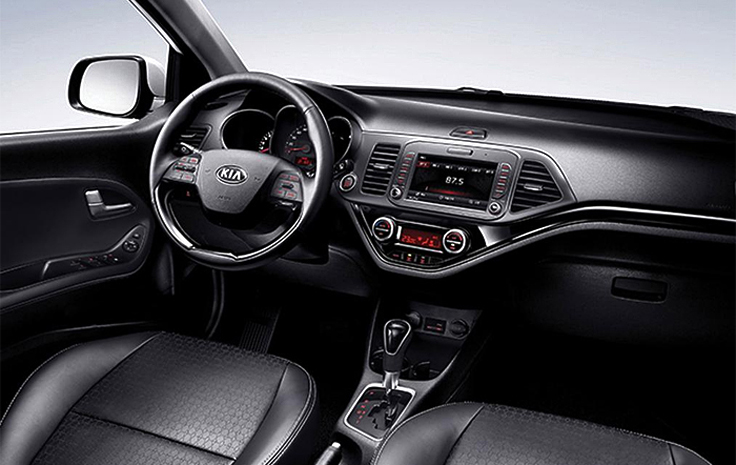 Фото салона нового KIA Picanto 2015-2016