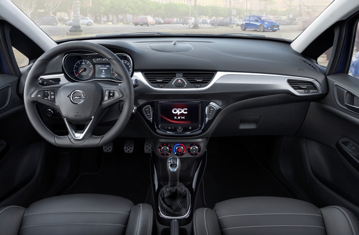 Фото салона нового Opel Corsa OPC 2015-2016