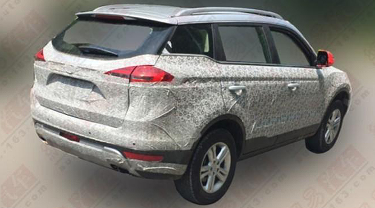 Фото нового Geely Emgrand NL-3 2015-2016 сзади