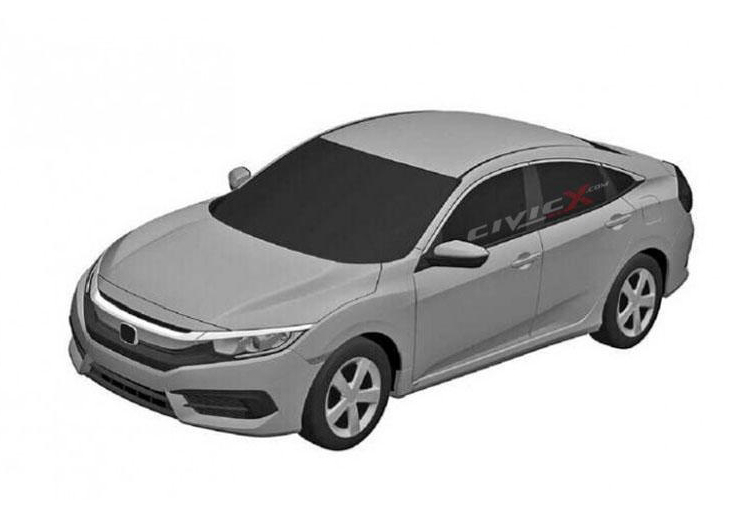 Фото нового Honda Civic 2015-2016 вид спереди