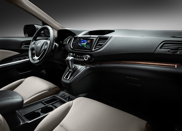 Фото салона нового Honda CR-V 2015