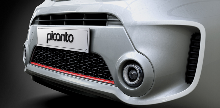 Фото сФото бампера нового KIA Picanto 2015-2016 со спортивным пакетом