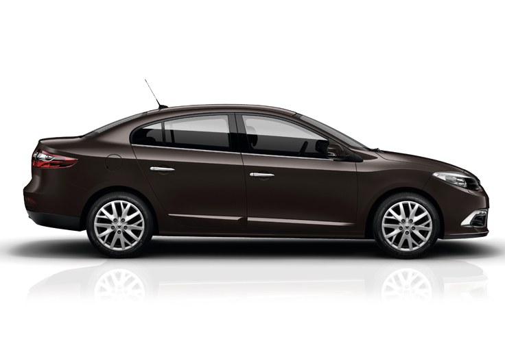 Фото новый Renault Fluence 2015-2016 сбоку
