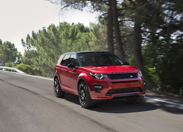 Фото нового Land Rover Discovery Sport Dynamic 2015-2016 вид спереди