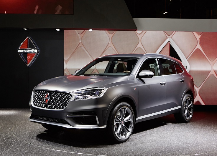 Фото нового Borgward BX7 2015-2016 спереди