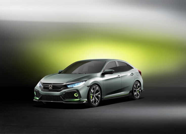 Фото нового хэтчбека Honda Civic 2016-2017 вид спереди