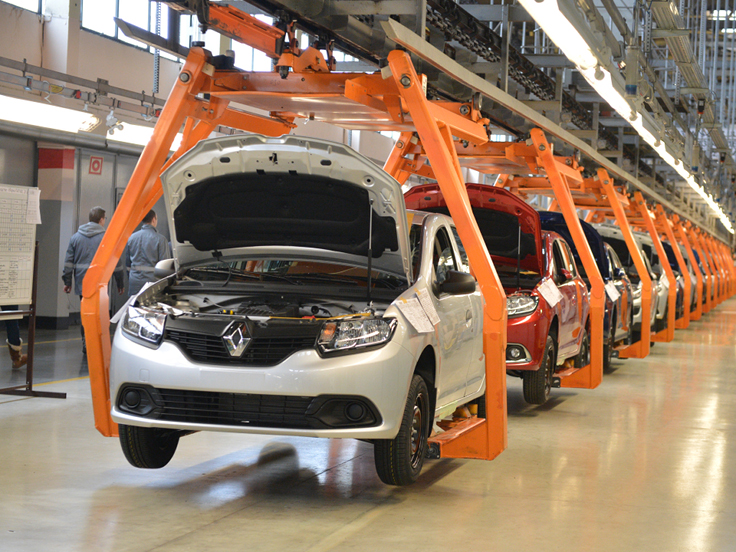 С чего бы? Завод Renault в Москве приостанавливает работу