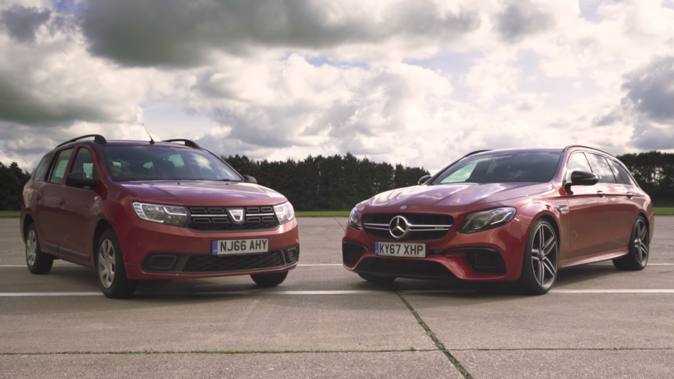 Mercedes-AMG E63 S против Рено Логан