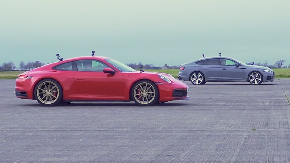 Audi RS5 против Porsche 911